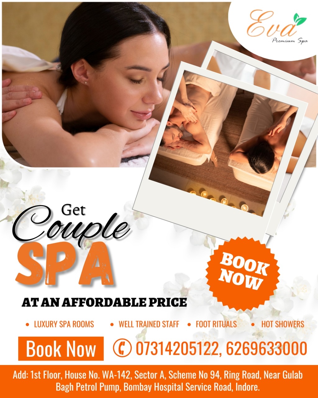 Luxurious Couple Spa Services in Indore